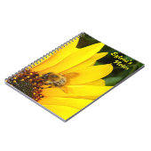 Zonnebloem en bier ~ Notitieboek (Linkerzijde)