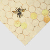 Zonnebloem en Bij Serie Design Zes Tissuepapier (Detail)