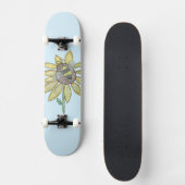 Zonnebloem en bij Skateboard (Voorkant)