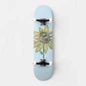 Zonnebloem en bij Skateboard (Voorkant)
