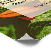 Zonnebloem en bijbel Poster (Hoek)