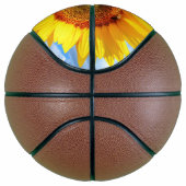 Zonnebloem en bijen basketbal (Rechts)