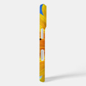 Zonnebloem en bijen in de blauwe hemel Case-Mate iPhone case (Achterkant / Rechts)