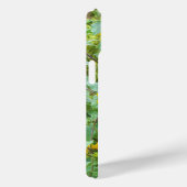 Zonnebloem en bijen iPhone/iPad case (Achterkant / Rechts)