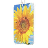 Zonnebloem en bijen op Blue Sky Luchtverfrisser (Links)