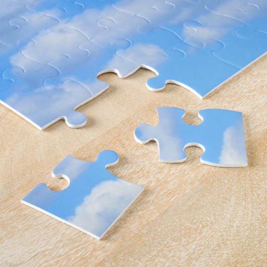 Zonnebloem en bijen puzzel legpuzzel (Zijkant)