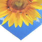 Zonnebloem en bijen tafelloper (Hoek)