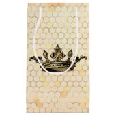 Zonnebloem- en bijenserie, ontwerp veertien klein cadeauzakje (Voorkant)