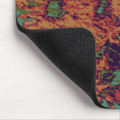 Zonnebloem en bladkamouflage op muismat (Hoek)