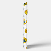 Zonnebloem en blauwe vlinder Case-Mate iPhone case (Achterkant / Rechts)