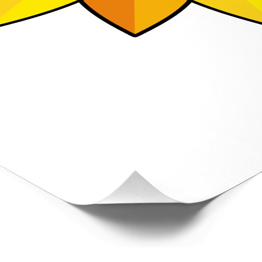 Zonnebloem en blauwe vlinder perfect poster (Hoek)