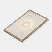 Zonnebloem en Butterflies  Elegant Post-it® Notes (Schuin)