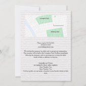 Zonnebloem en Calla Lily Summer Wedding Invitation Kaart (Achterkant)