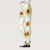 Zonnebloem en Daisy bouquets Leggings (Links)