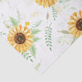 Zonnebloem en Daisy bouquets Tissuepapier (Detail)