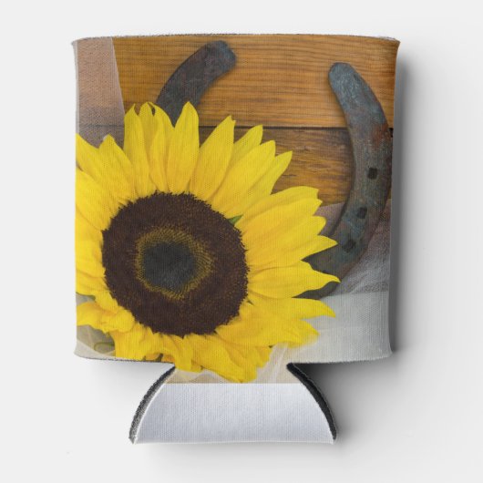 Zonnebloem en de Hoefijzer Westerne Gunst van het Blikjeskoeler (Voorkant)