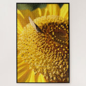 Zonnebloem en Dikkopvlinder Puzzel (Verticaal)