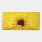 Zonnebloem en droogvallen bureaumat (Voorkant)