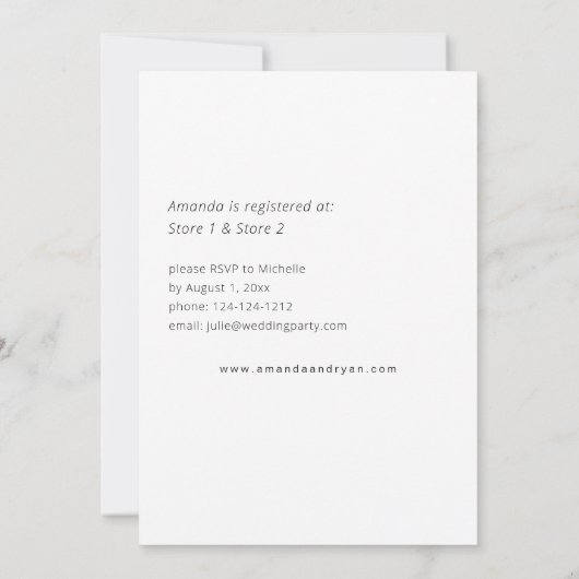 Zonnebloem en eucalyptus Florenz. Vrijgezellenfees Kaart (Achterkant)