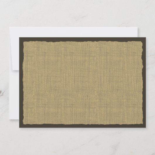 Zonnebloem en Hoefijzers BBQ Wedding Reception Kaart (Achterkant)