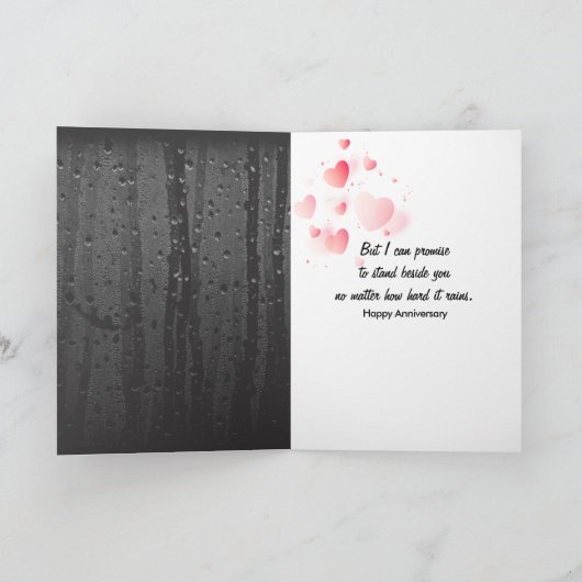 Zonnebloem en Jubileum voor regenwonden Kaart (Binnen)