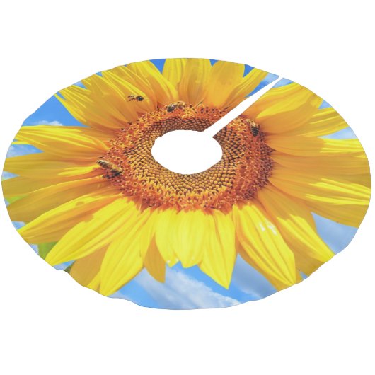 Zonnebloem en kerstboomrokken voor bijen kerstboom rok (Gekanteld)