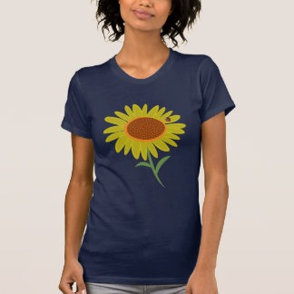 Zonnebloem en Ladybug T-shirt