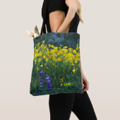 Zonnebloem en lavender tote bag (Dichtbij)