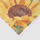 Zonnebloem en Libel Serie Ontwerp 4 Tissuepapier (Detail)