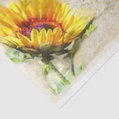 Zonnebloem en Libelle Serie Ontwerp 12 Tissuepapier (Detail)