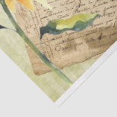 Zonnebloem en Libelle Serie Ontwerp 3 Tissuepapier (Detail)