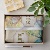 Zonnebloem en Libelle Serie Ontwerp 7 Tissuepapier (Geschenk)
