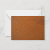 Zonnebloem en lieveheersbeestje dank je kaarten notitiekaartje (Achterkant)