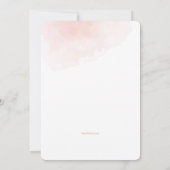 Zonnebloem en Madeliefjes Uitnodiging (Achterkant)