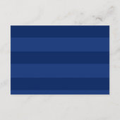 Zonnebloem en marineblauwe kaart voor weddenschapp (Achterkant)