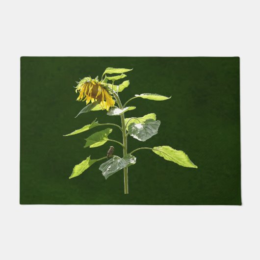 Zonnebloem en Mus Deurmat (Voorkant)