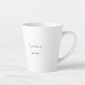 Zonnebloem en Quote Latte Mok (Rechts)