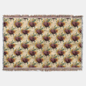 Zonnebloem en Ranunculus Deken (Voorkant)