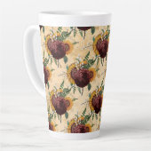 Zonnebloem en Ranunculus Latte Mok (Linkerhoek)