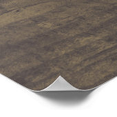 Zonnebloem en rode roodroodbruin Welkomstteken Poster (Hoek)