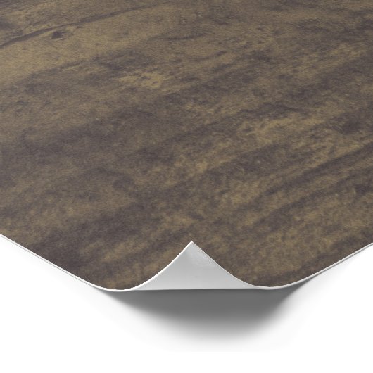 Zonnebloem en rode roodroodbruin Welkomstteken Poster (Hoek)