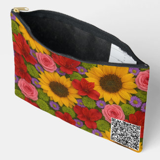 Zonnebloem en Roos Etui