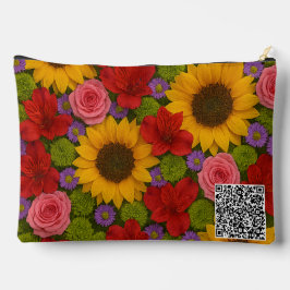 Zonnebloem en Roos Etui