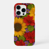Zonnebloem en Roos iPhone Case iPhone Hoesje (Achterkant)