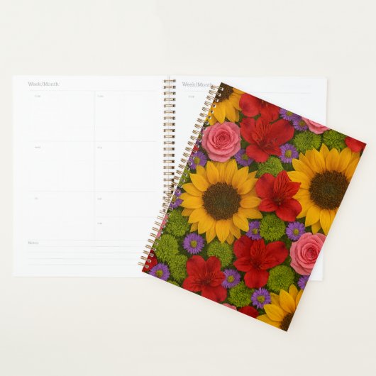 Zonnebloem en Roos Planner (Display)