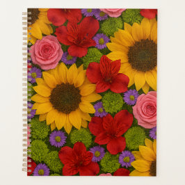 Zonnebloem en Roos Planner
