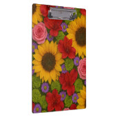 Zonnebloem en Roos Planner Klembord (Rechts)