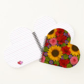 Zonnebloem en Roos Planner Notitieboek (Binnen)