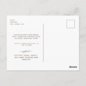 Zonnebloem en roze Vrijgezellenfeest Briefkaart (Achterkant)