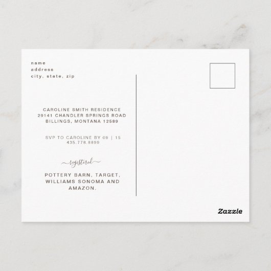 Zonnebloem en roze Vrijgezellenfeest Briefkaart (Achterkant)